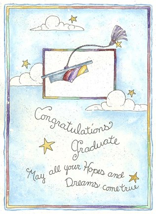 Framed May All Your Hopes Print