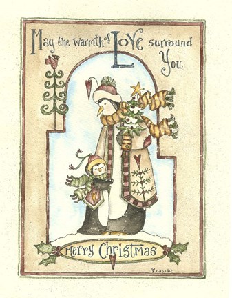 Framed May The Warmth Of Love Penguin Print