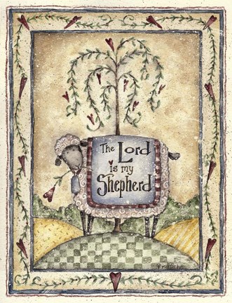 Framed Lord Is My Shepherd Print
