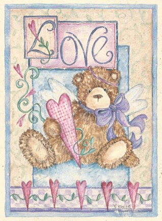 Framed Love Bear Print
