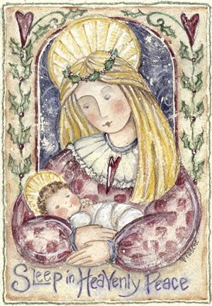 Framed Sleep In Heavenly Peace Print