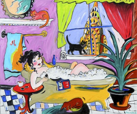 Framed Chrysler Building Print