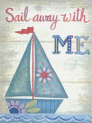 Framed Sail Away With Me Print
