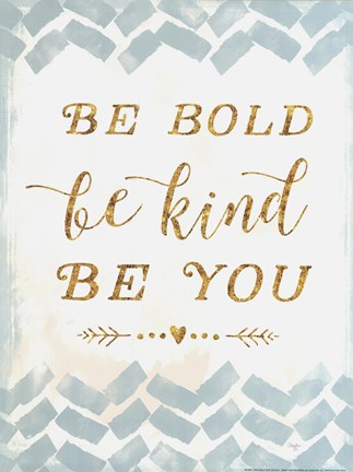 Framed Be Kind Print