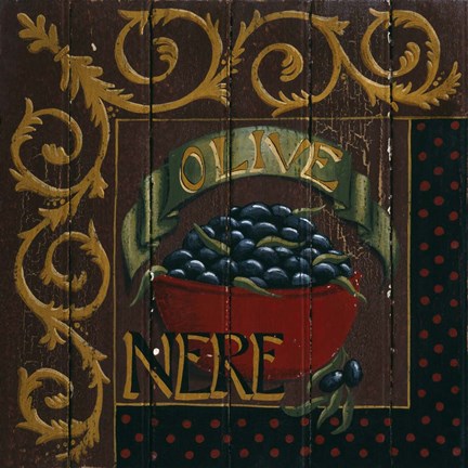 Framed Olives Print