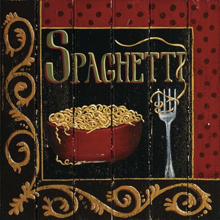 Framed Spaghetti Print
