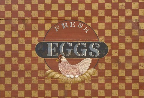 Framed Eggs Print