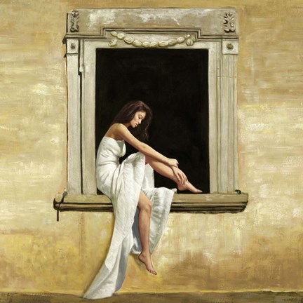 Framed Italian Afternoon (Detail) Print