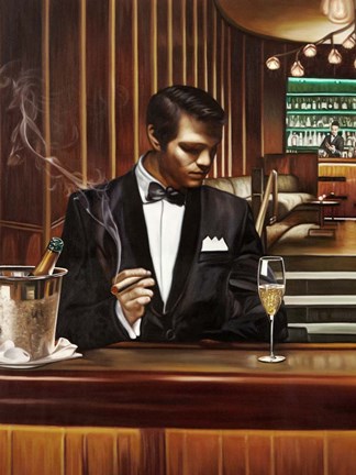 Framed Night Out I Print