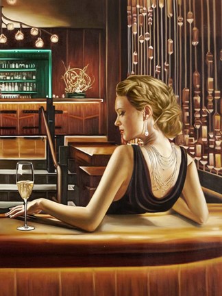 Framed Night Out II Print