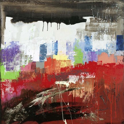 Framed Happy Town Print