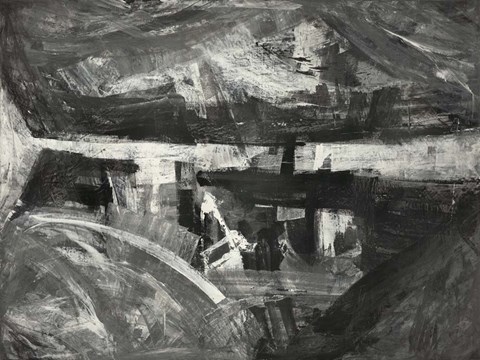 Framed Sfumature di Grigio Print