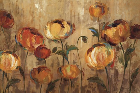 Framed Joyful Ranunculi Print