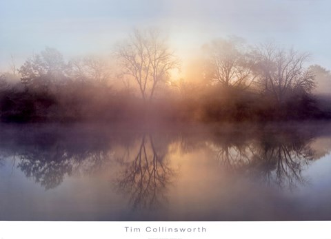 Framed Morning Lake Print