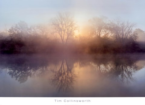 Framed Morning Lake Print