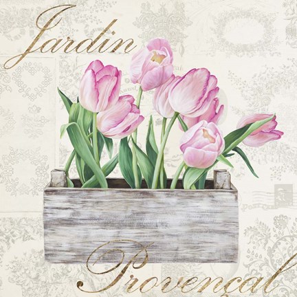 Framed Jardin Provencal Print