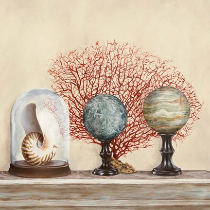 Framed Memoires de Voyage II Print