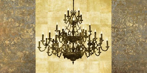 Framed Chandelier Classique Print