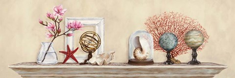 Framed Memoires de Voyage Print