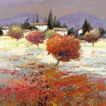 Framed Dolci Colline (Detail) Print