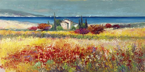 Framed Sogno Mediterraneo Print