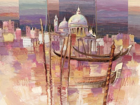 Framed Riflessi a Venezia Print