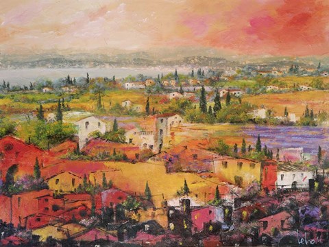 Framed Villaggio delle Praterie Print