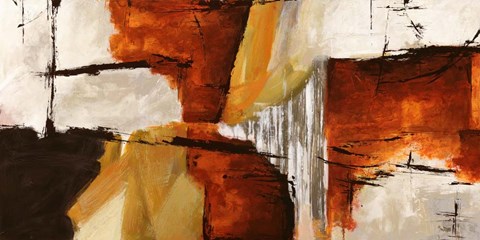 Framed Of Wood and Stone Print