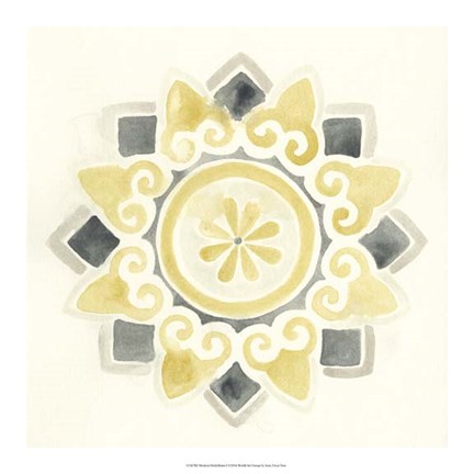 Framed Modern Medallions I Print