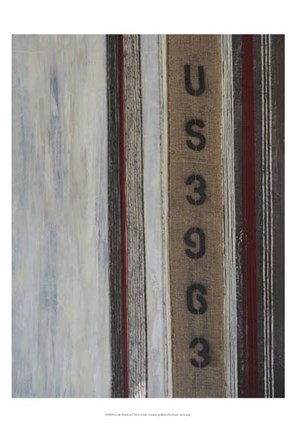 Framed Code Words II Print