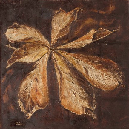 Framed Yarumo in Gold I Print