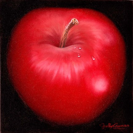 Framed Red Apple Print