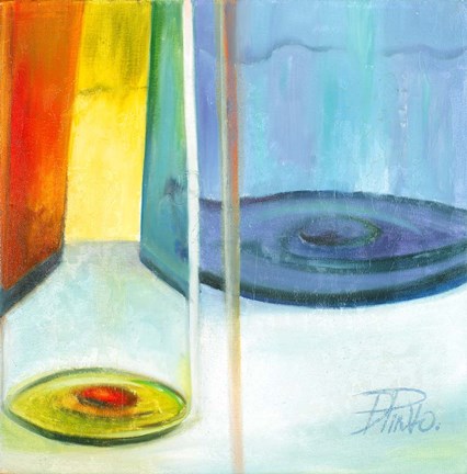 Framed Color Glass VI Print