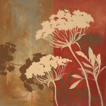 Framed Among the Flowers II Print