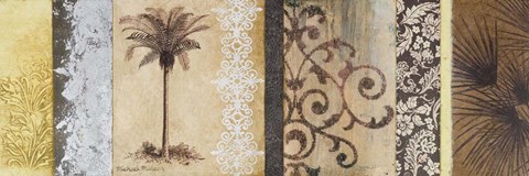 Framed Decorative Palm II Print