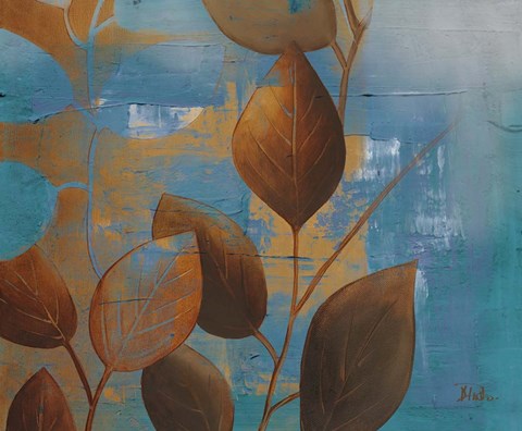 Framed Eco Blue I Print