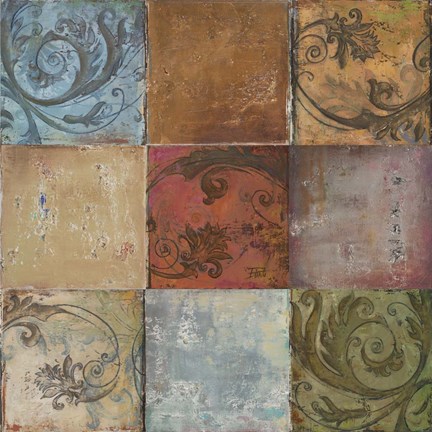 Framed Moroccan Patch II Print