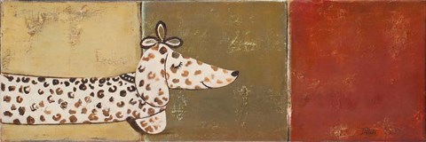 Framed Fashion Puppy II Print