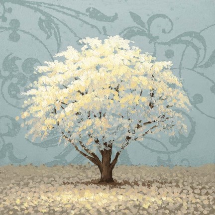 Framed Blue Radiance I Print