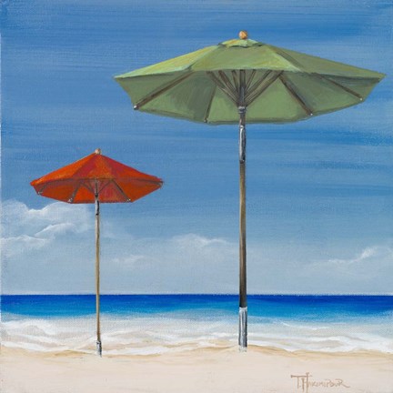 Framed Coastal Scene II Print