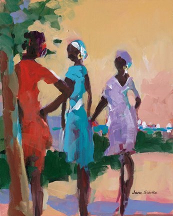 Framed Saturday Morning II Print