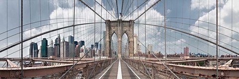 Framed Brooklyn Bridge Print