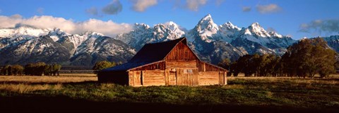 Framed Alma Moulton Barn Print