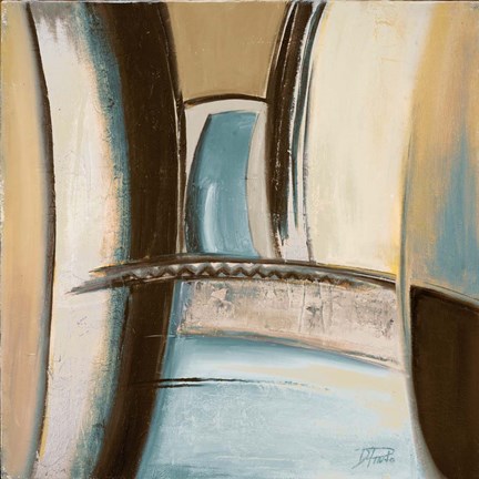 Framed Time Flies on Blue II Print