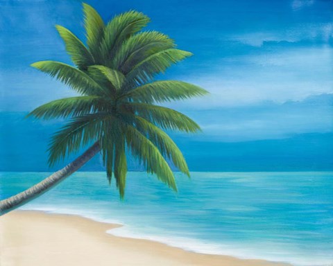 Framed Palm Beach I Print