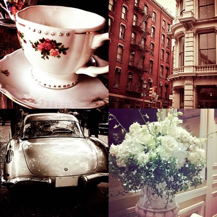 Framed Vintage Style II Print