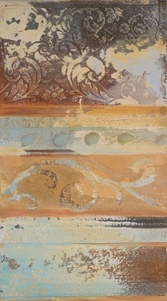 Framed Antique Sophistication I Print