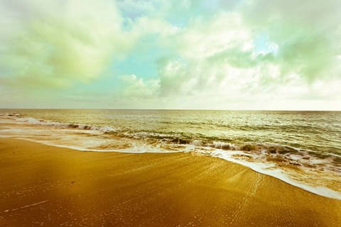 Framed Gold Beach Print