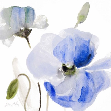 Framed All Poppies I Print