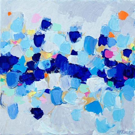 Framed Amoebic Party II Print